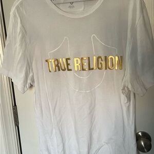 True Religion Tee with Gold Accents